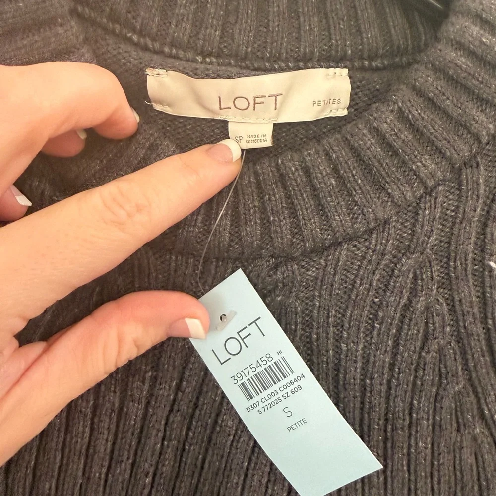 NWT Loft Lot Of 4 Women’s Size 4 S/M Ankle Pants, Crochet Dress, Sweaters NEW - Picture 7 of 14